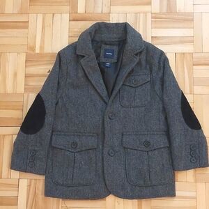 Gap toddler wool tweed blazer size 4